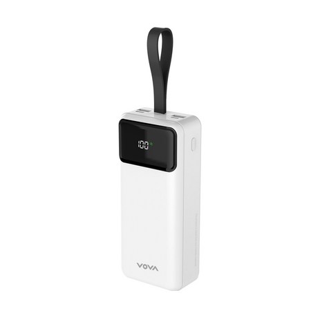 보바-고속충전-대용량-보조배터리-30000mAh-22.5W-VA-130-화이트(케이스-별도)-추천-상품