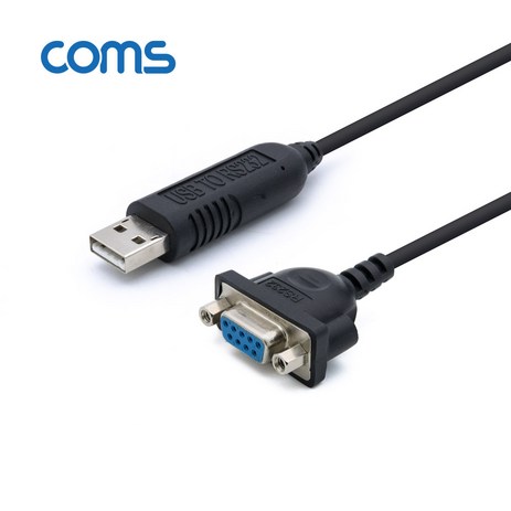 Coms USB to RS232 DB9 시리얼 케이블 1.8M WT154, 1세트-추천-상품