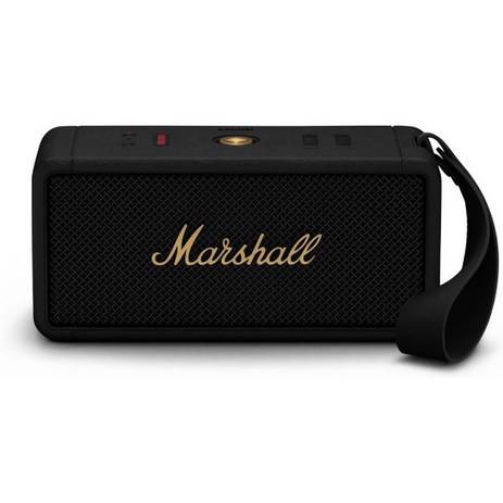 영국 마샬 미들톤 Marshall Middleton Bluetooth Wireless Portable Speaker 20 hours portable playtime water re, 1개-추천-상품