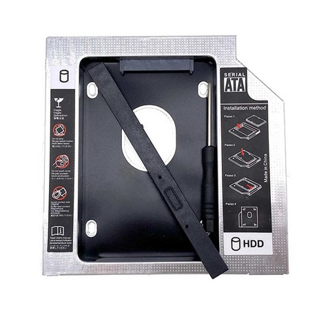 미들케이스 90 95 127mm HDD 캐디 SATA3 올 노트북 광학 드라이브 25, China, 9.5mm-추천-상품