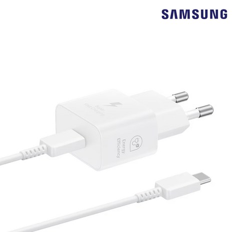 삼성정품 25 W PD 충전기 절전형 (USB C to C 케이블 포함) EP-T2510X N 블랙, 화이트, 1개-추천-상품