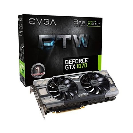 EVGA NVIDIA GeForce GTX 1070 8GB GDDR5 그래픽 카드 - ‎08G-P4-6276-KR-추천-상품