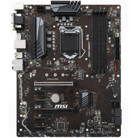 MSI 인텔 Z370 A Pro ATX DDR4SDRAM 마더보드, 1개-추천-상품