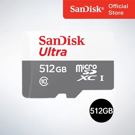 샌디스크코리아 공식인증정품 마이크로 SD카드 SDXC ULTRA 울트라 QUNR 512GB, 1개-추천-상품