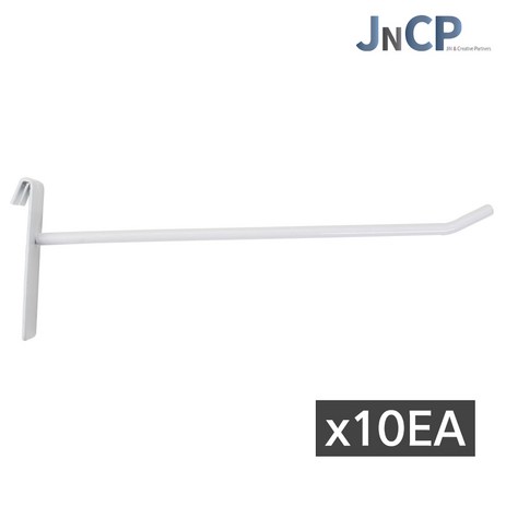 JNCP 휀스망 일선후크 10EA 후크 고리 악세사리 걸이 진열 메쉬망 네트망 철망, 1세트, 화이트(20cm)x10EA-추천-상품