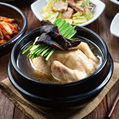 오케이덕 능이 삼계탕 찐한국물 닭한마리가 통째로 몸에 좋은 보양식 1.2kg, 3개-추천-상품