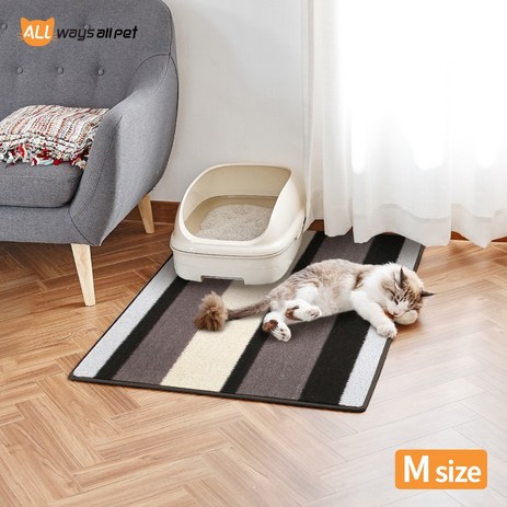 올웨이즈 올펫 캣매트 고양이 화장실 모래 매트 M사이즈(900*600)-추천-상품