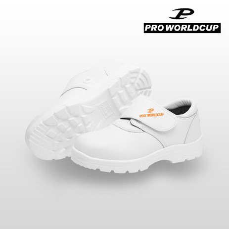 프로월드컵-안전화-PRO6-400Y-화이트-4인치-경량-크린룸화-통풍-찍찍이-추천-상품