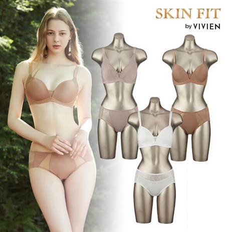 [비비안 스킨핏] SKIN FIT 노와이어 데일리 누디패키지 3세트-추천-상품
