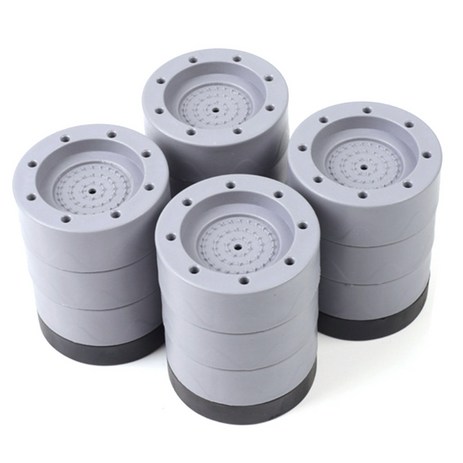 4PCS 충격 및 소음 취소 세탁기 지원 방지 방지 방지 진동, 8.5 cm 증가, 4개-추천-상품