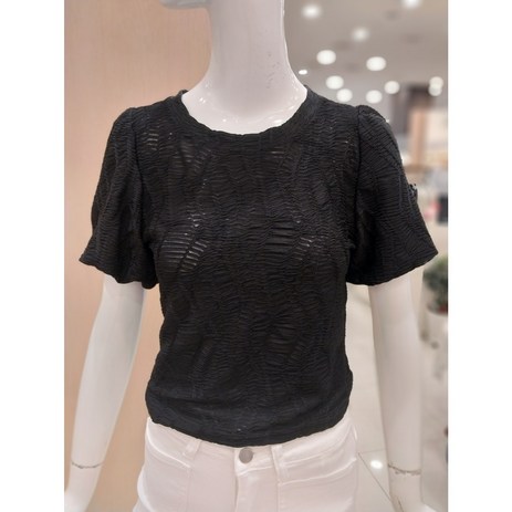 [케네스레이디] (E420) 자갸드반팔소매 반팔티셔츠 (EWTSMG0100)-추천-상품