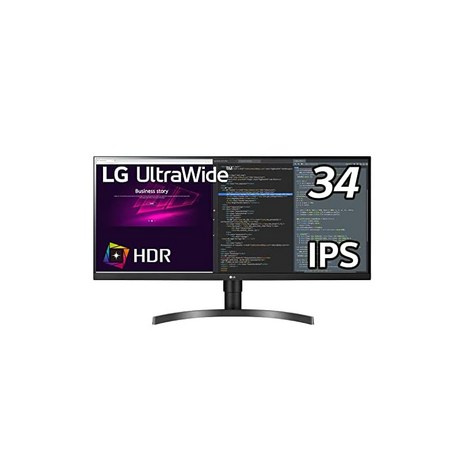 LG 모니터-디스플레이 34WN750-B 34인치/3변프레임 평면 울트라 와이드 3440×1440/IPS 비광택/HDR 지원/FreeSync/HDMI×2, 상세페이지 참조, 상세페이지 참조-추천-상품