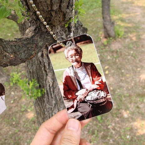 투미투 수목장 영정 사진 액자 목걸이, 01.앞면 사진 + 뒷면 백지, 1개-추천-상품