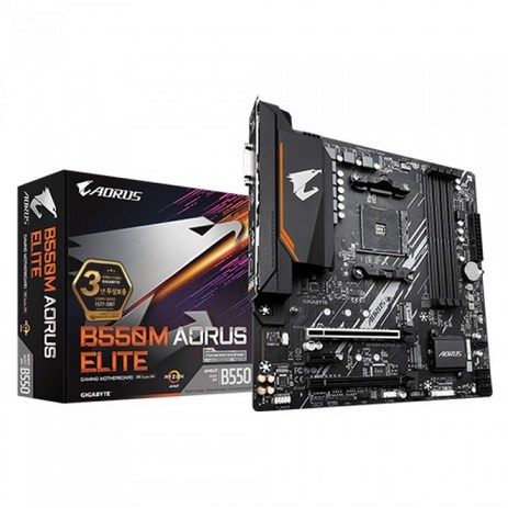 GIGABYTE B550M AORUS ELITE 제이씨현 AMD 메인보드-추천-상품