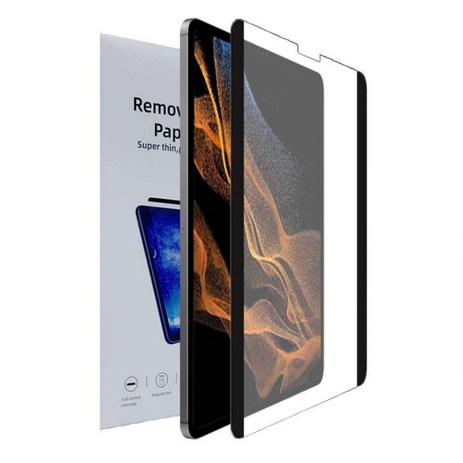 갤럭시탭 S9 울트라 / S8 Ultra 14.6인치 탈부착 마그네틱 저반사 종이 질감 액정 보호 필름 SM-X900N X906N X910N X916N 케이스나라, 1개-추천-상품
