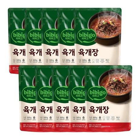 비비고 육개장, 500g, 10개-추천-상품