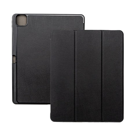 아이패드 프로 PRO 3세대/4세대 12.9 릴리브 케이스 펜슬충전 가능한 마그네틱 커버, 블랙, 1개-추천-상품