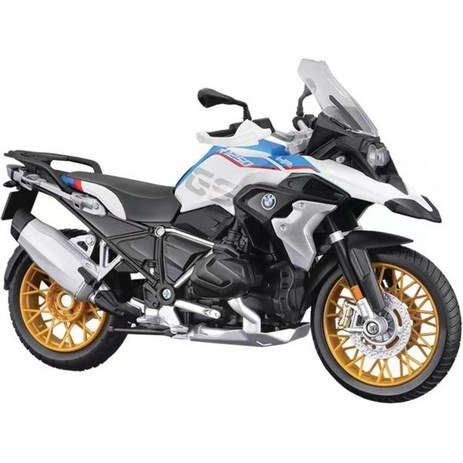 미국 프리미엄 12 BMW R 1250 GS 합금 시뮬레이션 모터바이크 모델 디스플레이 책상 장식 소년 및 남성 오프로드 드림에 적합-추천-상품