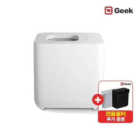 [Geek] 4L 음식물처리기 분쇄기 건조기 가정용 DWFO-4125 사은품 필터증정, 화이트-추천-상품