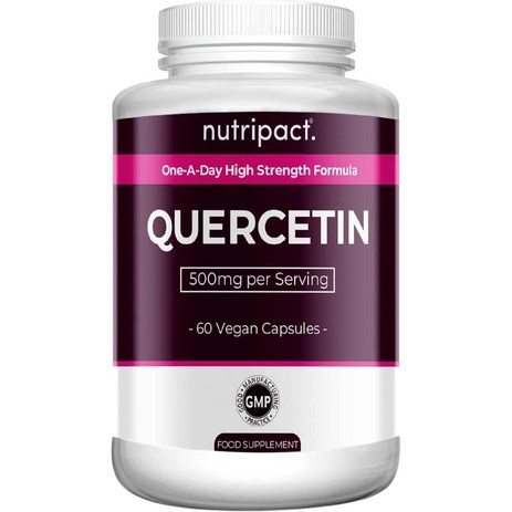 nutripact Quercetin 뉴트리팩트 케르세틴 500mg 60캡슐, 1개, 60개-추천-상품