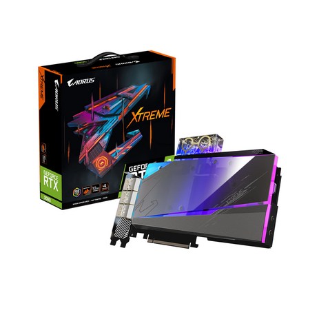 GIGABYTE AORUS GeForce RTX 3080 Xtreme WATERFORCE WB 10G (REV 2.0) LHR 10GB GDDR6X GV-N3080AORUSX WB-10GD REV2.0 그래픽 카드 워터 블록 냉각-추천-상품