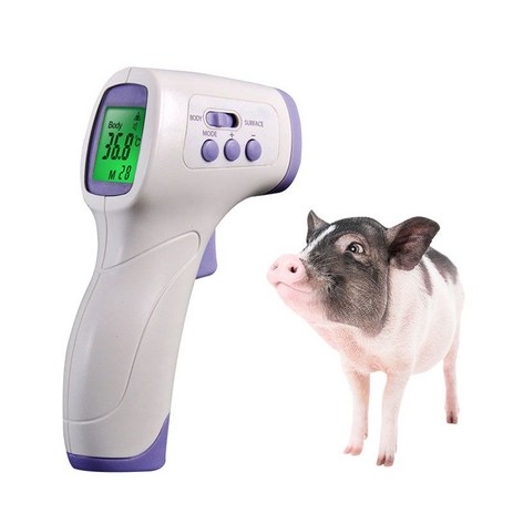 비접촉 전자 체온계 돼지 동물 열체크기 휴대용 체온측정 비접촉식체온계-추천-상품