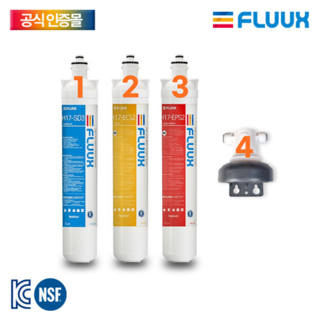 플럭스필터 FLUUX H17-SD3 세디먼트 H17-ECS2 카본 H17-EPS2 스케일 플럭스헤드, 1개, 2) H17-ECS2 카본-추천-상품