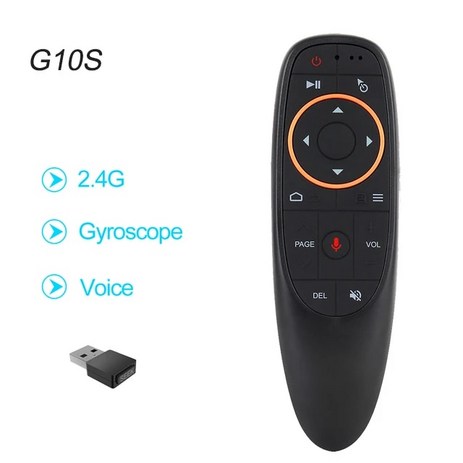 G10S 2.4G 무선 에어 마우스 음성 리모컨 자이로스코프 IR 학습 G10SPRO BT 안드로이드 TV 박스용, G10S-1-추천-상품