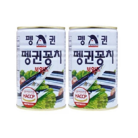펭귄 꽁치보일드 통조림, 400g, 6개-추천-상품