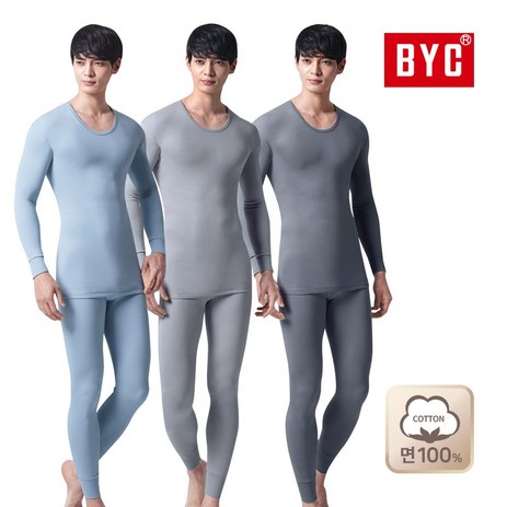 BYC 베이직 순면 남자 내복세트 (95~110)-추천-상품