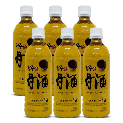 범표생막걸리 - 천년주가 전주모주 500ml x 6개 음료 전주애모주 발효음료