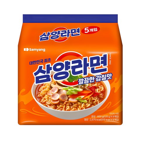 삼양라면 - 삼양라면 120g, 5개