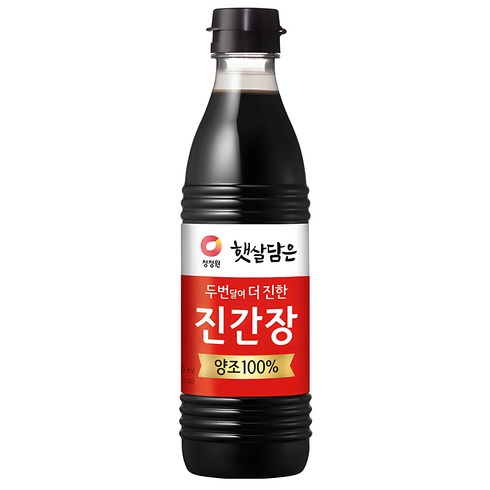 간장 - 햇살담은 두번달여 더 진한 진간장, 500ml, 1개