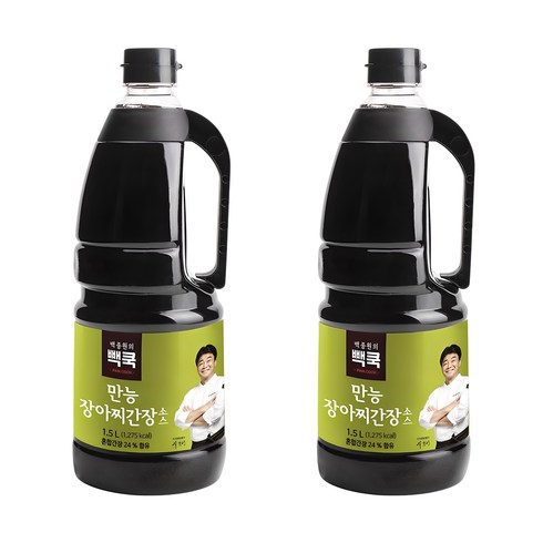 간장고추장아찌 - 더본코리아 백종원의 만능장아찌간장소스, 1.5L, 2개