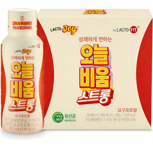 하루비움 - 락토조이 오늘비움 스트롱, 480ml, 1개