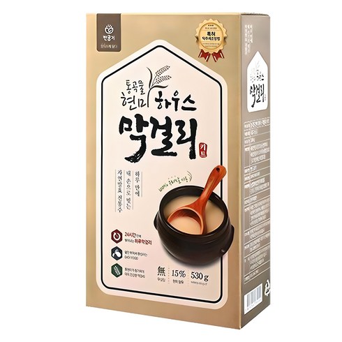 막걸리키트 - 반공기 통곡물 현미 하우스 막걸리 키트, 530g, 1개