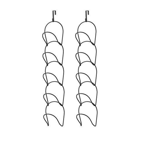 모자정리 - 코멧 홈 모자 보관용 후크 행거, 블랙, 2개