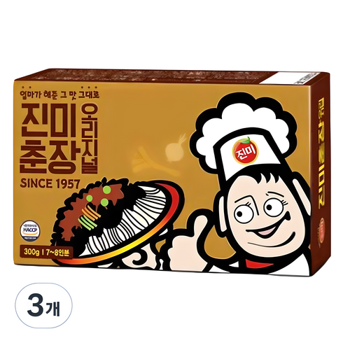 이금기춘장 - 진미 춘장 오리지널, 300g, 3개