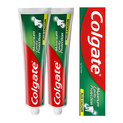 colgate치약 - 콜게이트 플루오라이드 투스페이스트 아이씨쿨민트, 250g, 2개