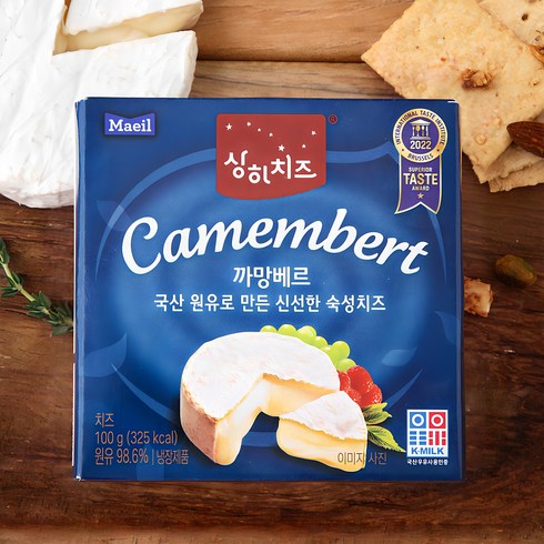 까망베르치즈 - 상하치즈 까망베르치즈, 100g, 1개