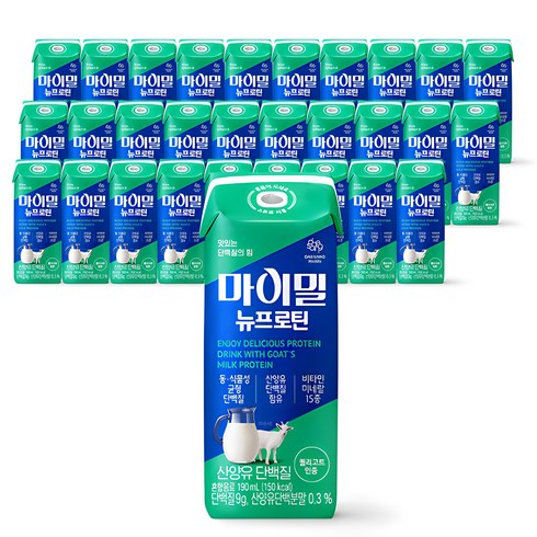 산양유 - 마이밀 뉴프로틴 산양유, 190ml, 30개