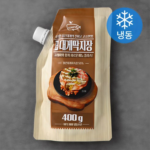 가니미소 - 고래미 붉은대게딱지장 (냉동), 400g, 1개