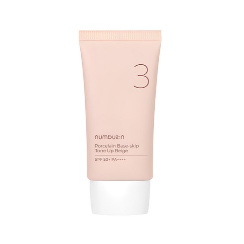 넘버즈인톤업베이지 - 넘버즈인 3번 도자기결 파데스킵 톤업베이지 SPF50+ PA++++ 50ml, 1개