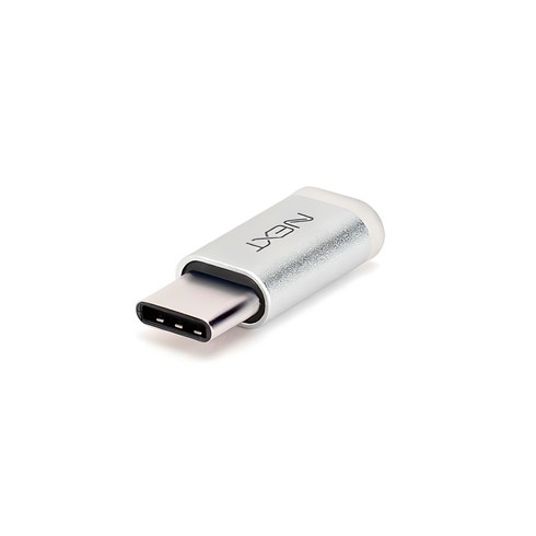 cto5핀젠더 - 넥스트 타입C to USB 3.1 마이크로 5핀 타입C 변환 젠더 NEXT-1513TC, Silver, 1개