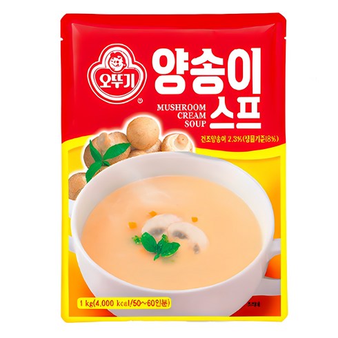 양송이스프 - 오뚜기 양송이 스프, 1kg, 1개