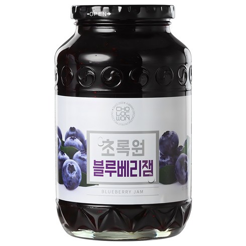 쨈 - 초록원 블루베리잼, 1kg, 1개