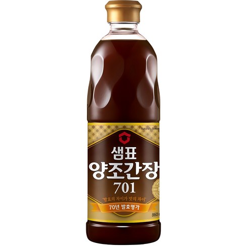 샘표701 - 샘표 양조간장 701, 860ml, 1개