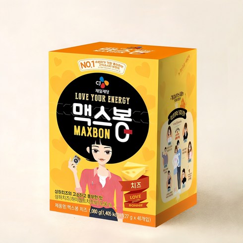 맥스봉치즈 - CJ제일제당 맥스봉치즈, 27g, 40개