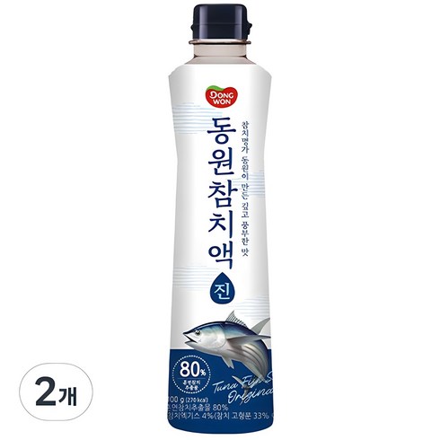 동원 참치액 진, 900g, 2개