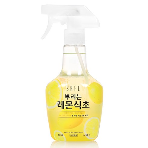 인천거주청소 - 세이프 뿌리는 레몬식초 주방세정제, 400ml, 1개